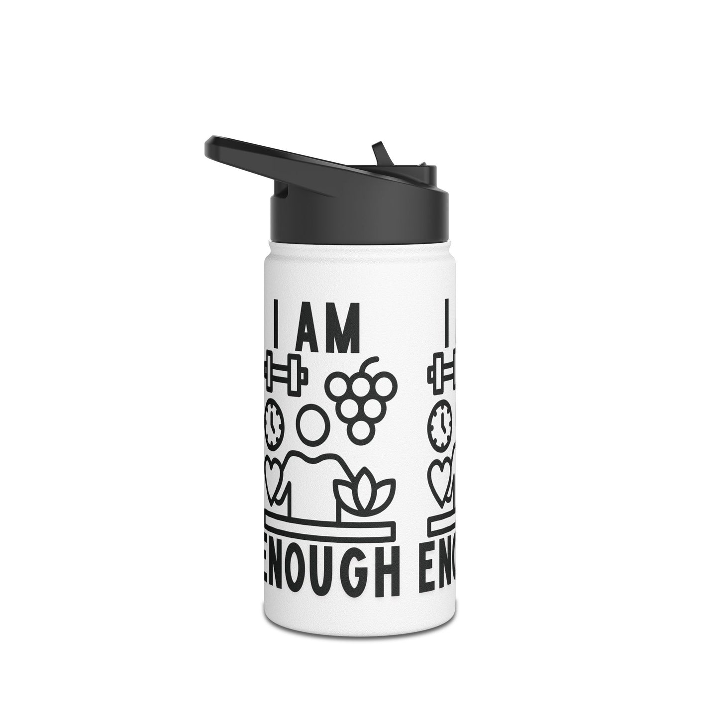 I Am Enough Stainless Steel Water Bottle