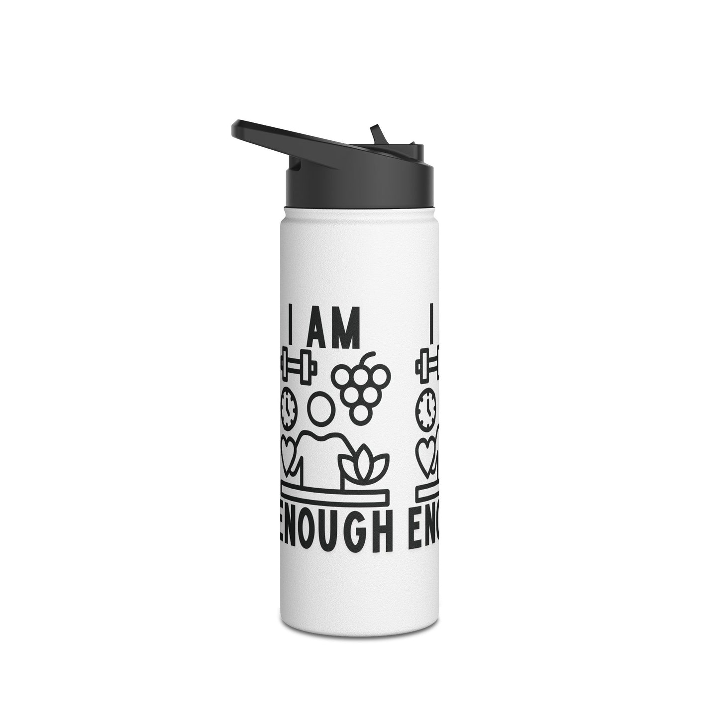 I Am Enough Stainless Steel Water Bottle