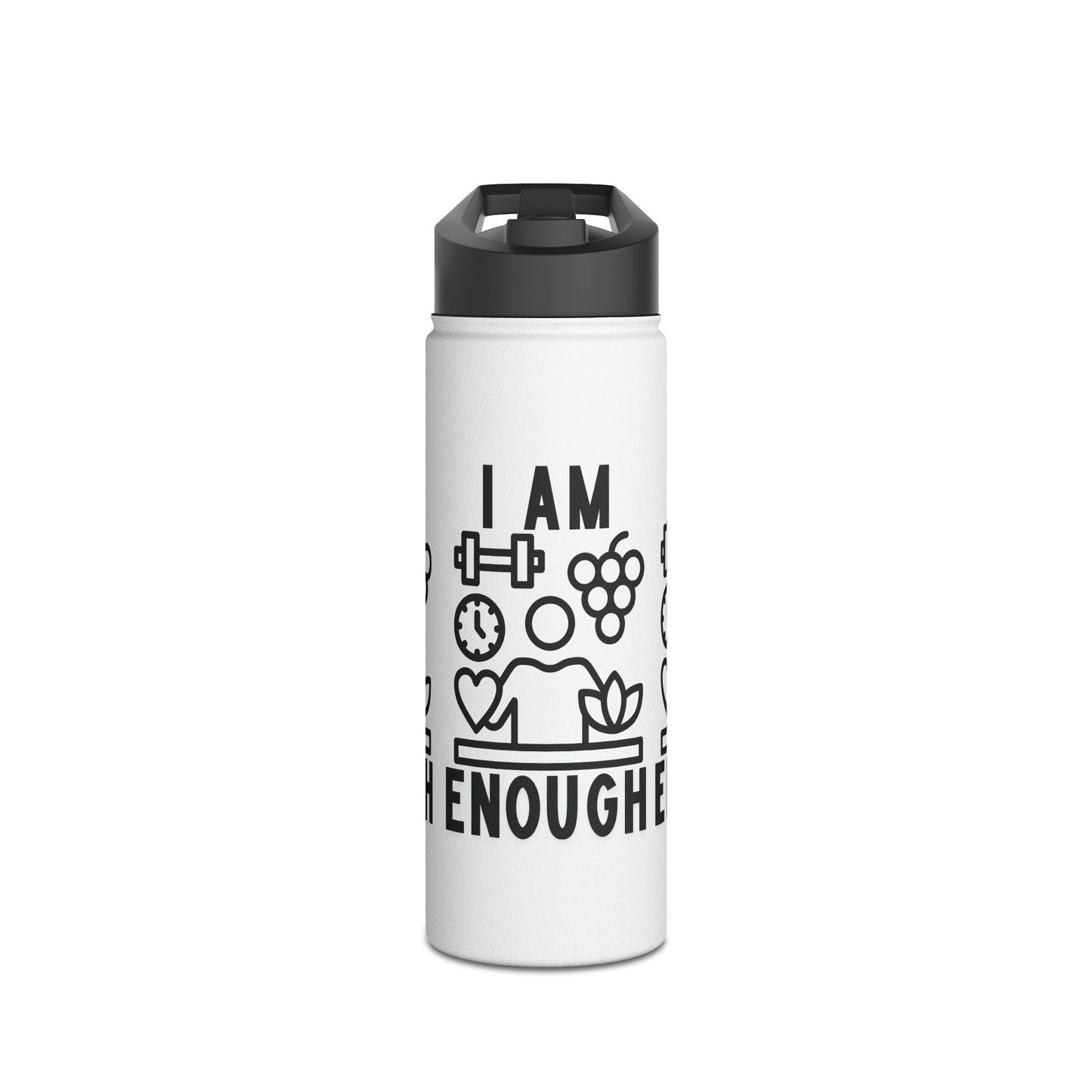 I Am Enough Stainless Steel Water Bottle