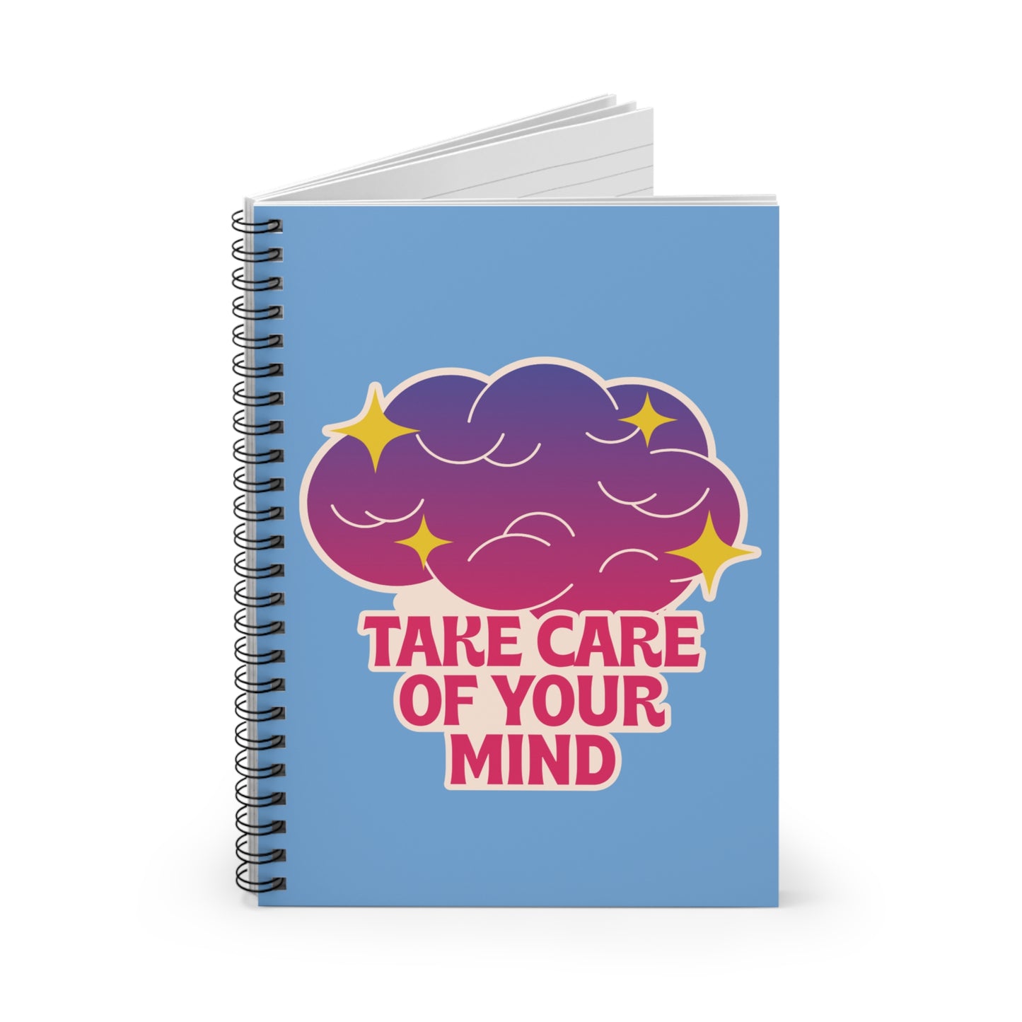 Take Care Of Your Mind Journal - Ruled Line