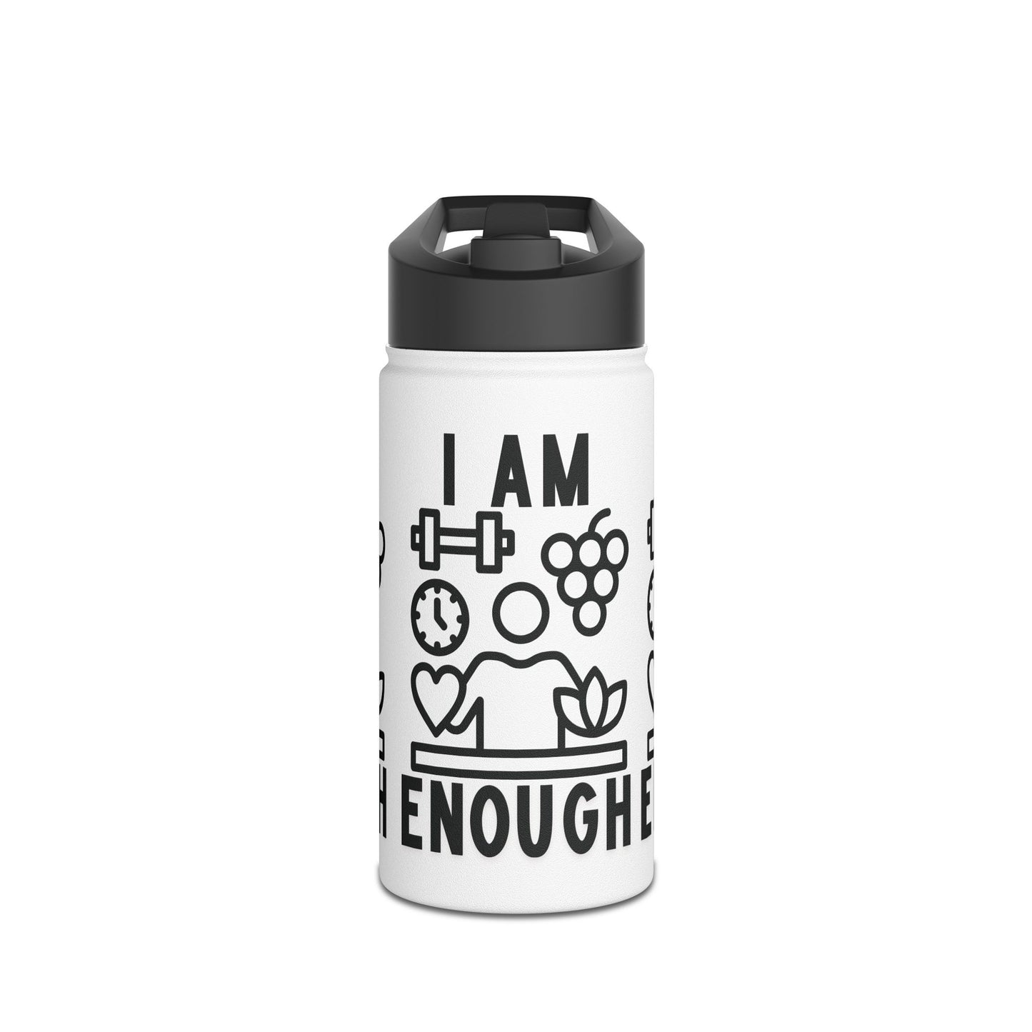 I Am Enough Stainless Steel Water Bottle