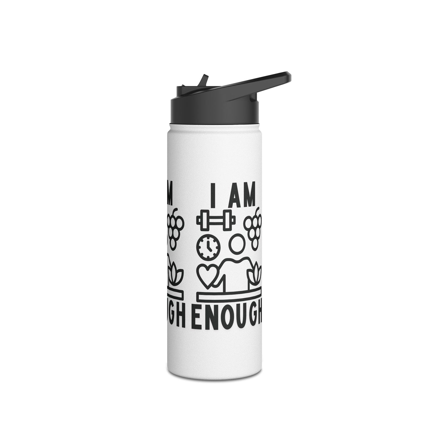 I Am Enough Stainless Steel Water Bottle