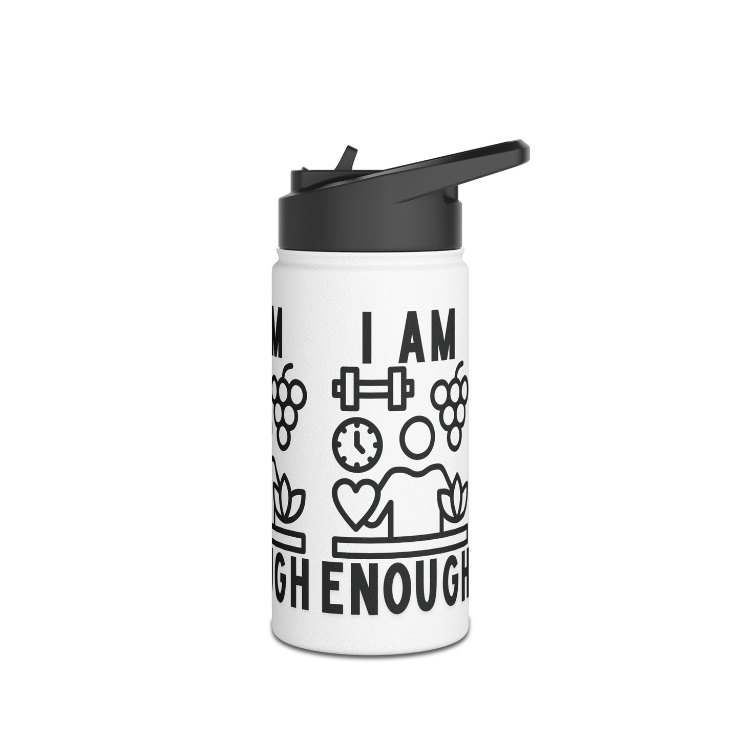 I Am Enough Stainless Steel Water Bottle