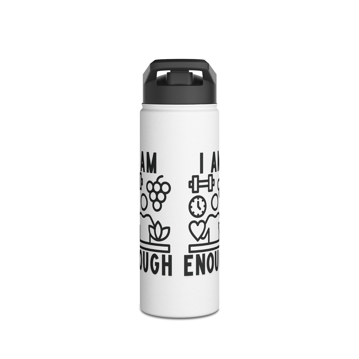 I Am Enough Stainless Steel Water Bottle